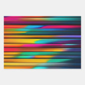 Abstracte fractale textuur inpakpapier vel (Voorkant 3)