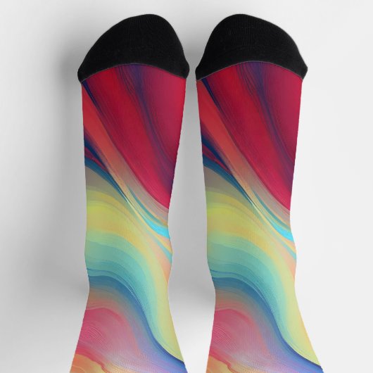 Abstracte fractale textuur sokken (Top)