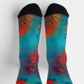 Abstracte fractale textuur sokken (Top)