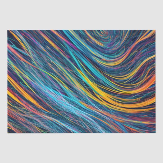 Abstracte fractale textuur tissuepapier (Voorkant)