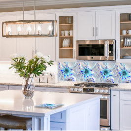 Abstracte fractale ventilator keramische Tegel Tegeltje