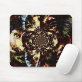 Abstracte fractale vlakken muismat (Met muis)