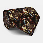 Abstracte fractale vlakken stropdas (Opgerold)