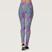 abstracte fractals leggings (Achterkant)