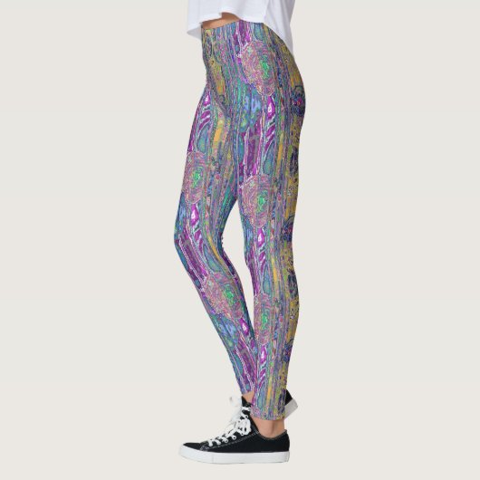abstracte fractals leggings (Links)