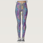 abstracte fractals leggings (Voorkant)