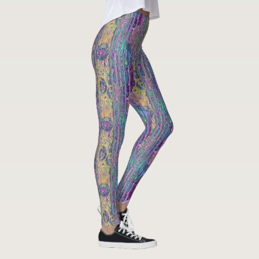 abstracte fractals leggings (Rechts)
