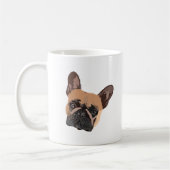 Abstracte Franse Bulldog Coffee Mok (Links)