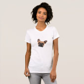 Abstracte Franse Bulldog Dames T-Shirt (Voorkant volledig)