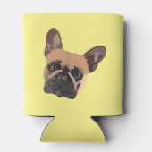 Abstracte Franse Bulldog Koelbox Blikjeskoeler (Achterkant)