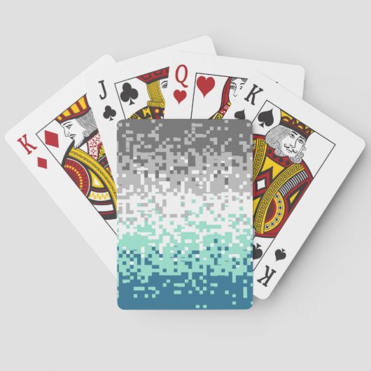 Abstracte Frayromantische Pridevlag Pokerkaarten (Achterkant)