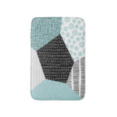 Abstracte freehand tekening: artistieke achtergron badmat (Voorkant Verticaal)