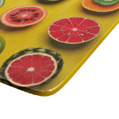 Abstracte fruitkleuren snijplank (Hoek)