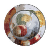Abstracte fruitmotif snijplank (Voorkant)