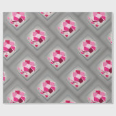 Abstracte fuchesbloem cadeaupapier (Vlak)