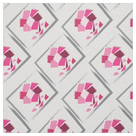 Abstracte fuchesbloem stof (Swatch)