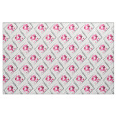 Abstracte fuchesbloem stof (Fat Quarter)