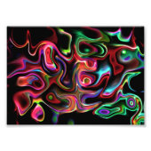 Abstracte Funky 90 Foto Afdruk (Voorkant)