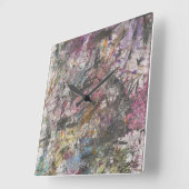 Abstracte Funky kleurrijke wandklok (Hoek)