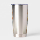 Abstracte Funky Mannelijke Herten Geïsoleerde Drinkbeker (Rechts)