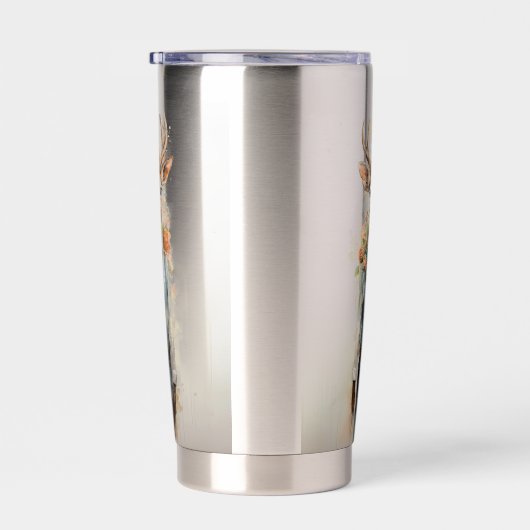 Abstracte Funky Mannelijke Herten Geïsoleerde Drinkbeker (Rechts)