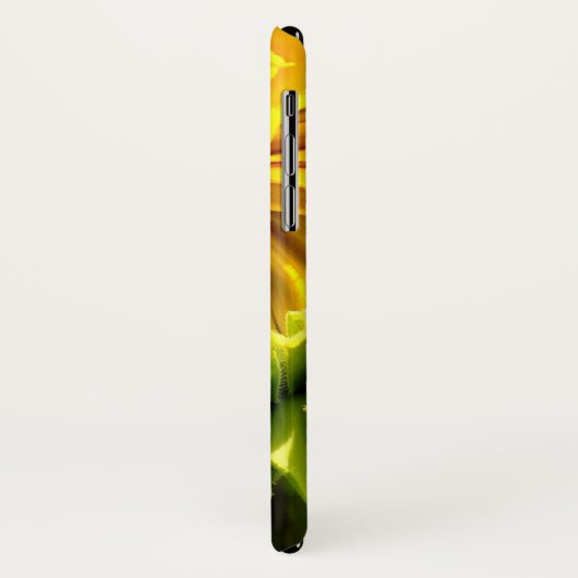 Abstracte funky retro Zonnebloem, bange geometrie Case-Mate iPhone Case (Achterkant/links)