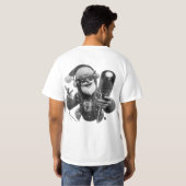 Abstracte Fusie: Donker T-Shirt Ontwerp (Achterkant volledig)