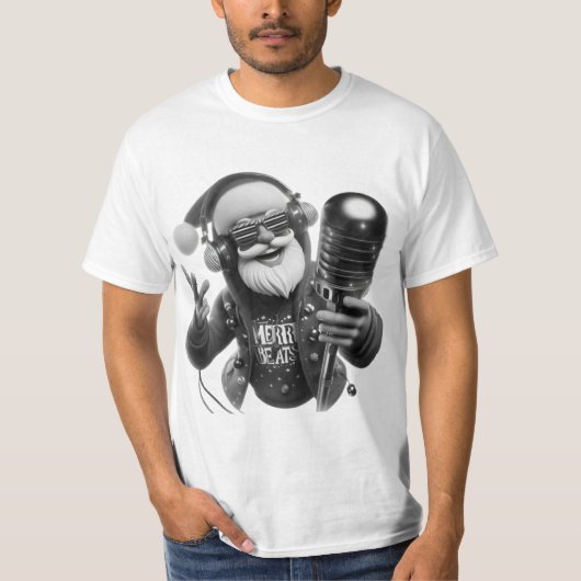Abstracte Fusie: Donker T-Shirt Ontwerp (Voorkant)