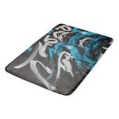 Abstracte fusie: Kleurspatten en Dynamische lijnen Badmat (Gekanteld)