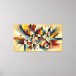 Abstracte Fusie – Limited Edition Kunstwerk Canvas Afdruk