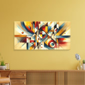 Abstracte Fusie – Limited Edition Kunstwerk Canvas Afdruk (Insitu (Woonkamer))