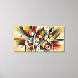 Abstracte Fusie – Limited Edition Kunstwerk Canvas Afdruk