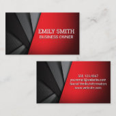 Abstracte futuristische panelen visitekaartje (Voorkant / Achterkant)