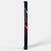 Abstracte Futuristische Sci-Fi, kleurrijke geometr Samsung Galaxy Hoesje (Rechterkant)