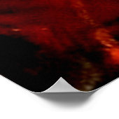 ABSTRACTE GALAXY-ACTIES VAN CLUBS POSTER (Hoek)