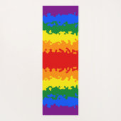 Abstracte Gay Pride Flag Yogamat (Achterkant)
