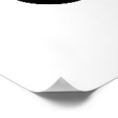 Abstracte gebogen lijnen en cirkels kunst | Modern Poster (Hoek)