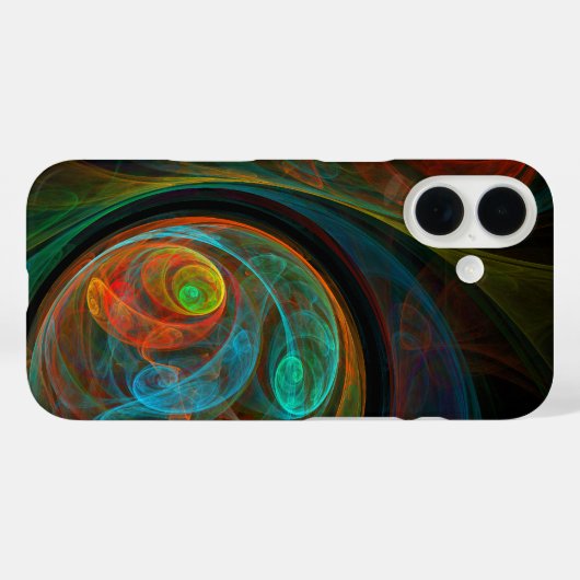Abstracte geboorte Case-Mate iPhone case (Achterkant (horizontaal))