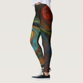 Abstracte geboorte leggings (Links)