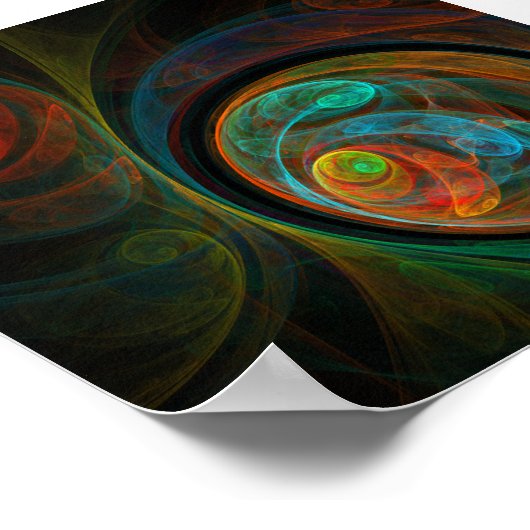 Abstracte geboorte poster (Hoek)