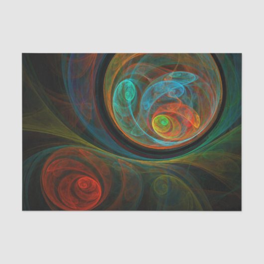 Abstracte geboorte tissuepapier (Voorkant)