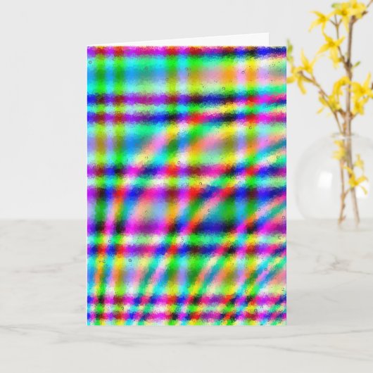 Abstracte geboortedag kaart (Gele Bloem)