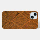 Abstracte gebreide textuur Case-Mate iPhone case (Achterkant (horizontaal))