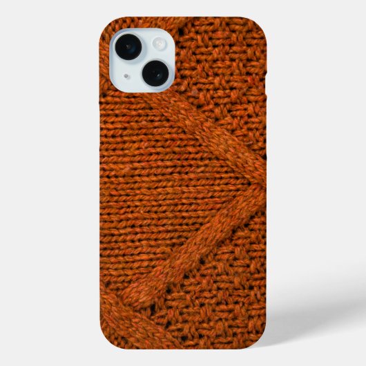 Abstracte gebreide textuur Case-Mate iPhone case (Achterkant)