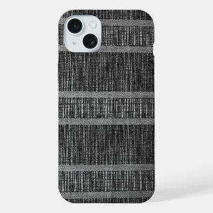 Abstracte gebreide textuur iPhone 15 plus case