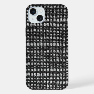 Abstracte gebreide textuur iPhone 15 plus case