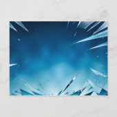 Abstracte gebroken glaskunst briefkaart (Voorkant)
