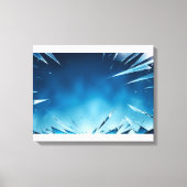 Abstracte gebroken glaskunst canvas afdruk (Voorkant)