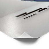 Abstracte gebroken glaskunst foto afdruk (Hoek)