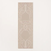 Abstracte Gebroken Lijnen Yoga Mat - Minimalistisc (Voorkant)